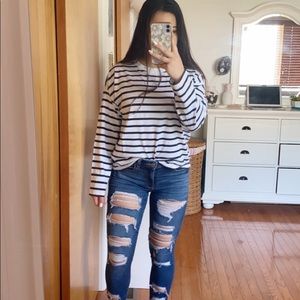 Striped Long Sleeve Tee